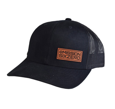 M60 Stacked Offset Leather Patch SnapBack